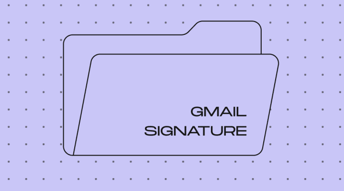 How to create a professional Gmail signature HTML template