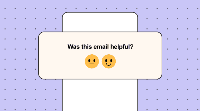 Feedback forms in emails _ Types, examples, and how to add them