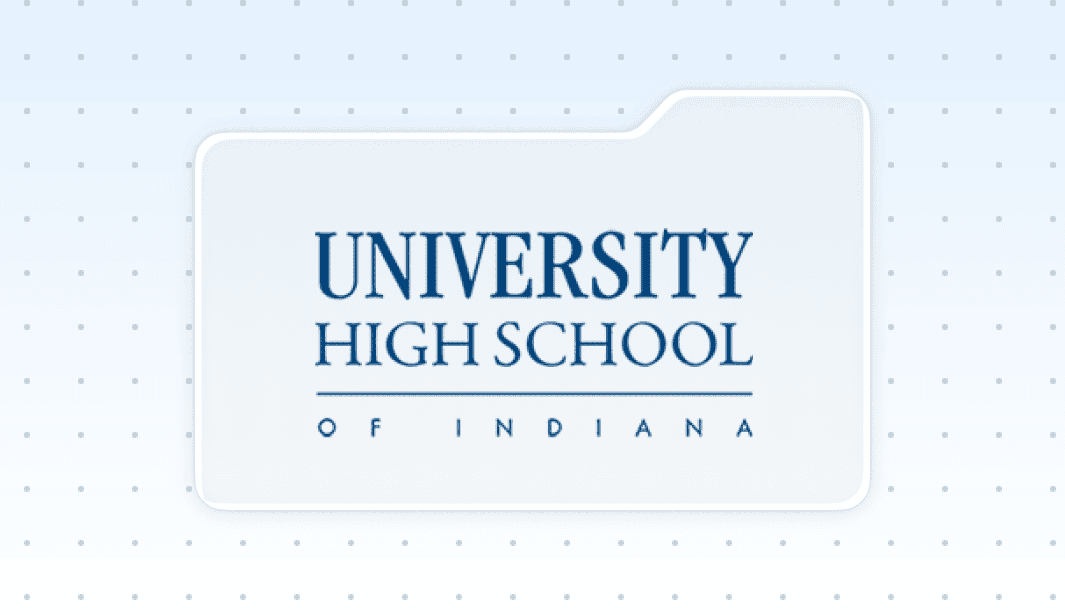How University High School of Indiana creates professional emails without coding skills_Case study