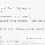 Adaptation of a custom HTML in Stripo