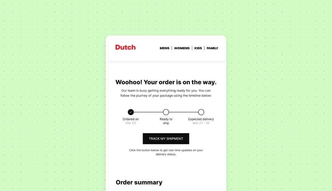 Order confirmation email templates _ Structure, copy, and design that hold up in every inbox