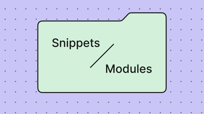 snippets-vs-modules