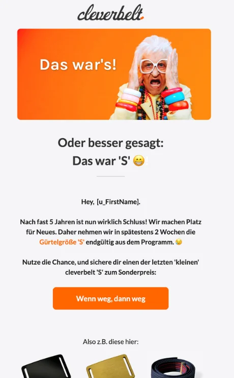 Final sale promo campaign