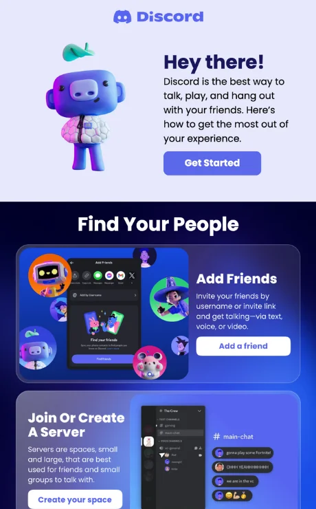 Onboarding campaign for a fintech platform