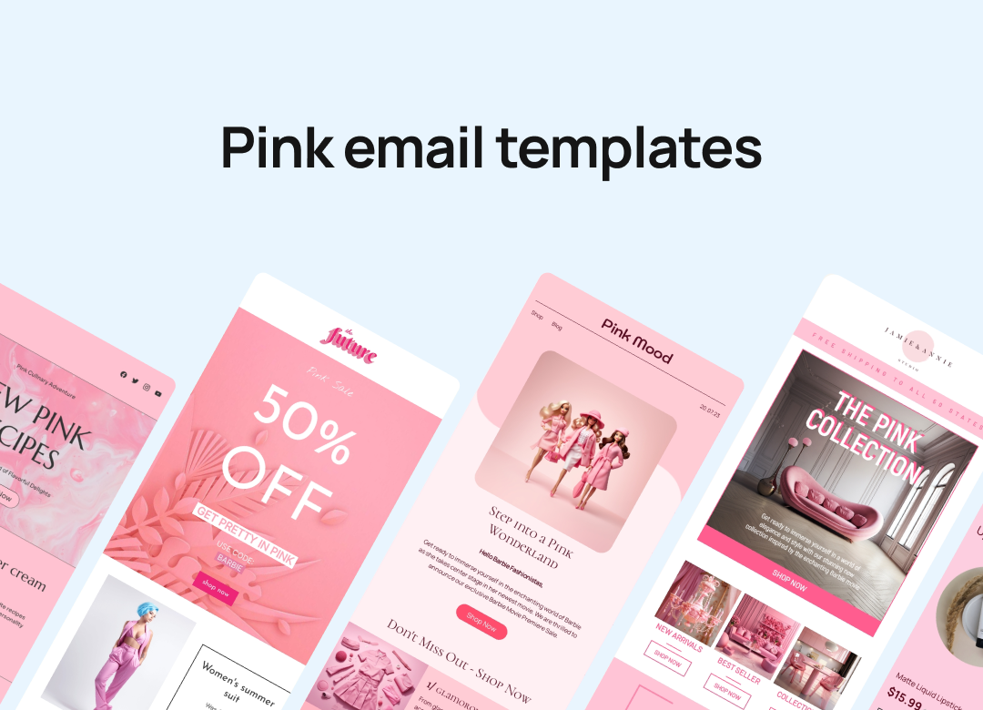 36 Pink Email Templates 📭 | Free Pink HTML Email Template — Stripo.email ️