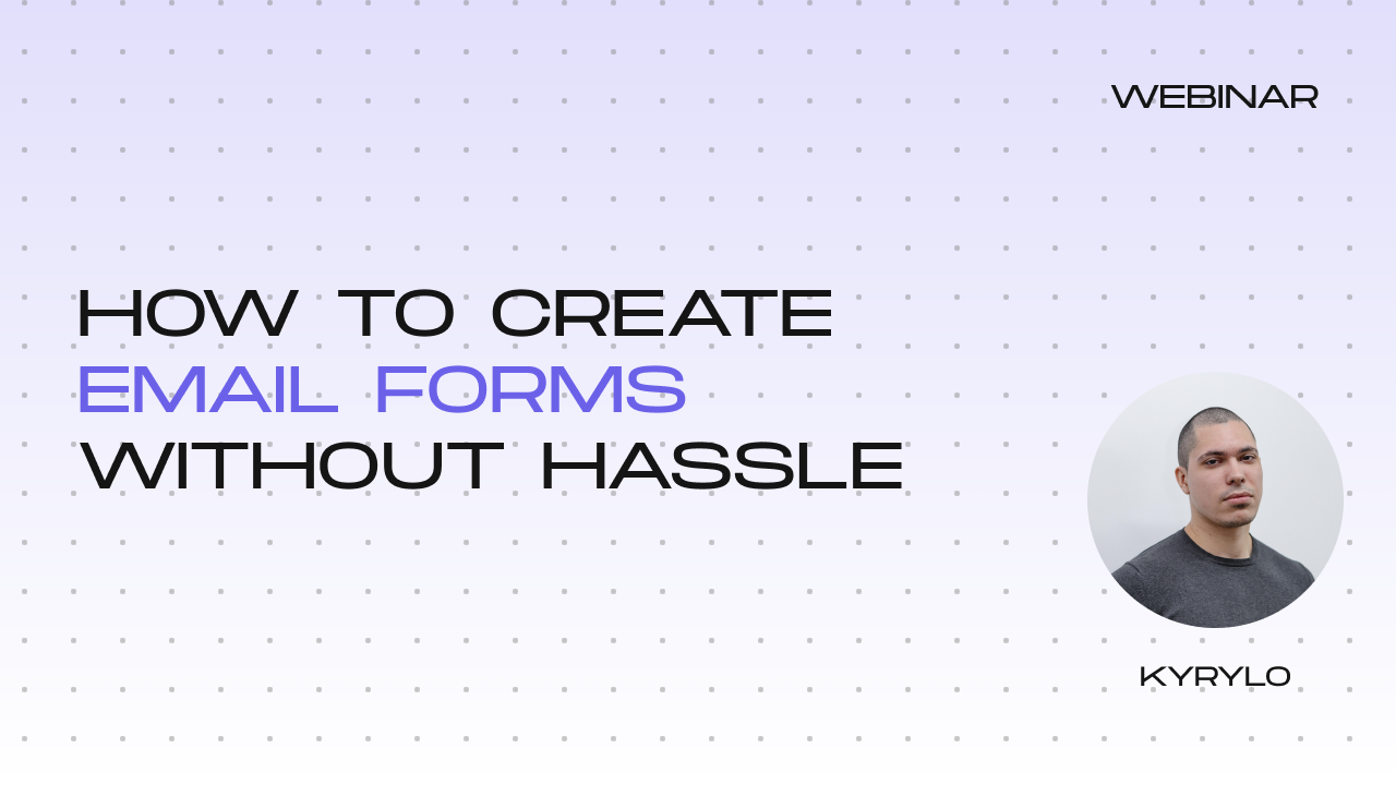 Without Email How to create email forms without a hassle