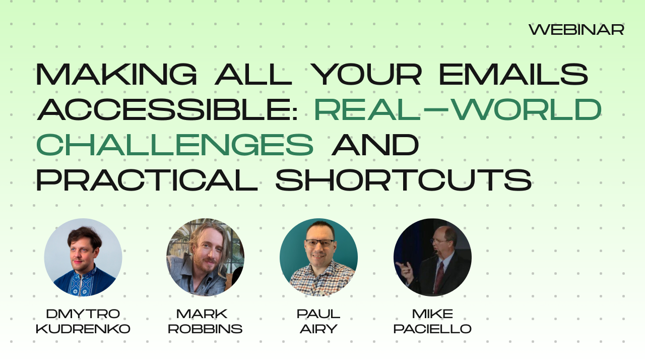 Making all your emails accessible: Real-world challenges and practical ...