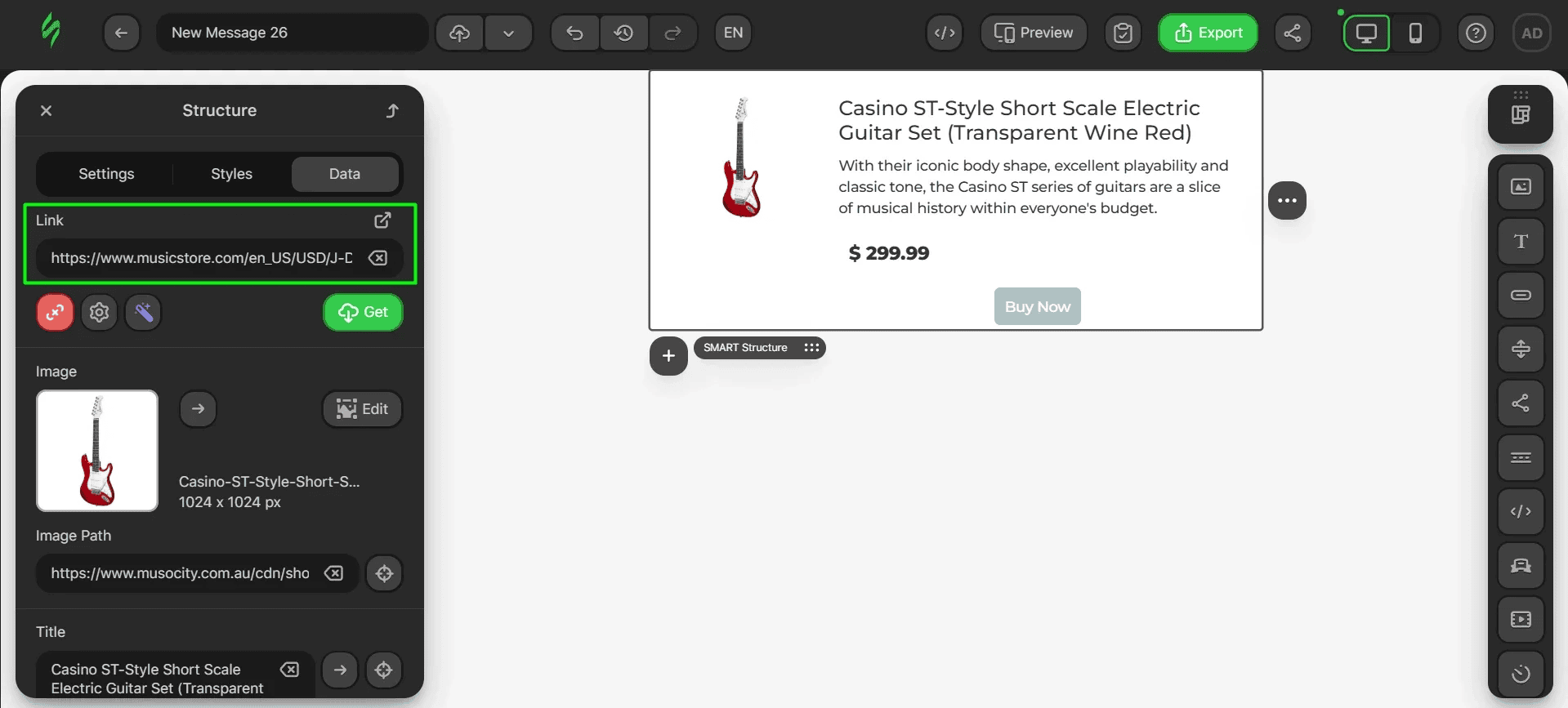 Pasting product page link Pasting product page link