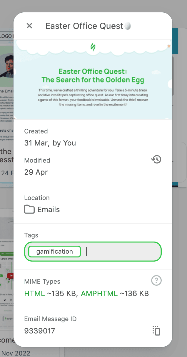 How to use tags in the email editor