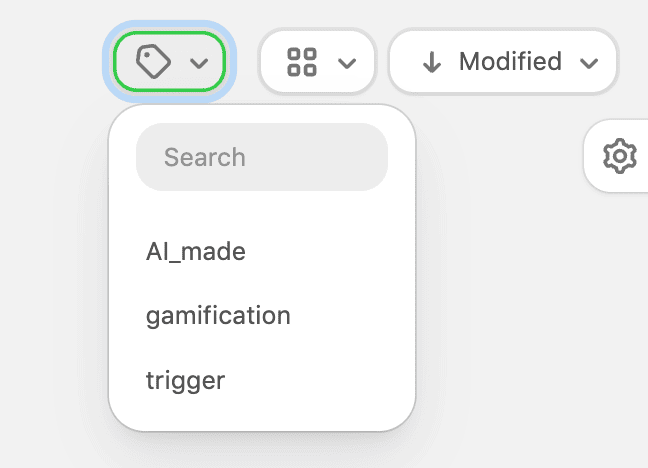 How to search templates by tags in the email editor