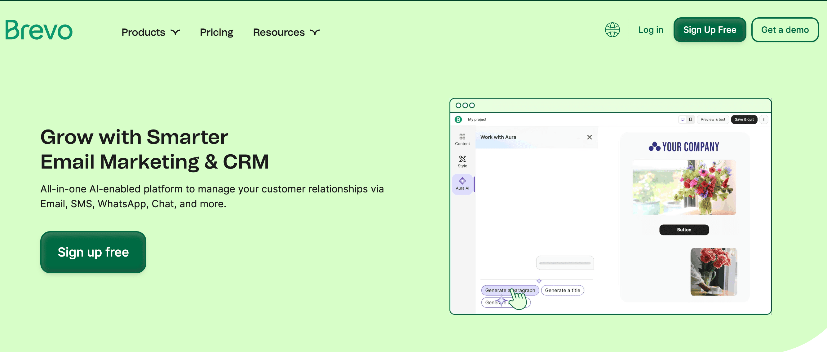 Email marketing platform to create custom reports