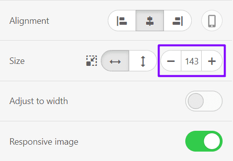 Header Setting Logo Size _ Stripo Header Setting Logo Size _ Stripo