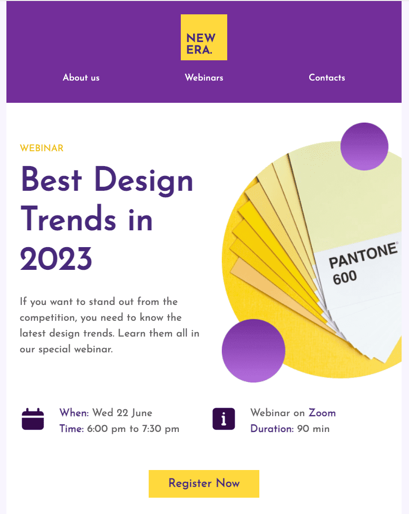 Webinar invitation email examples as a complete package to get more attendees Webinar invitation email examples as a complete package to get more attendees