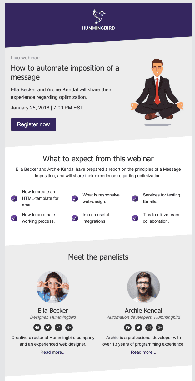 Webinar invitation email templates with webinar date and webinar presenter Webinar invitation email templates with webinar date and webinar presenter