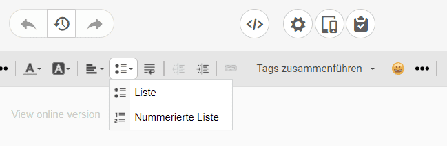 Listen für E-Mail-Vorlagen für Unternehmen Listen für E-Mail-Vorlagen für Unternehmen