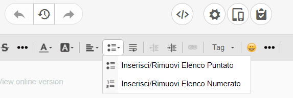 Elenchi per Modelli di Email Aziendali
