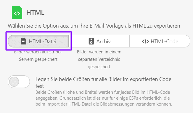 Laden Sie Ihre Mailchimp-E-Mail-Vorlage als HTML-Datei herunter