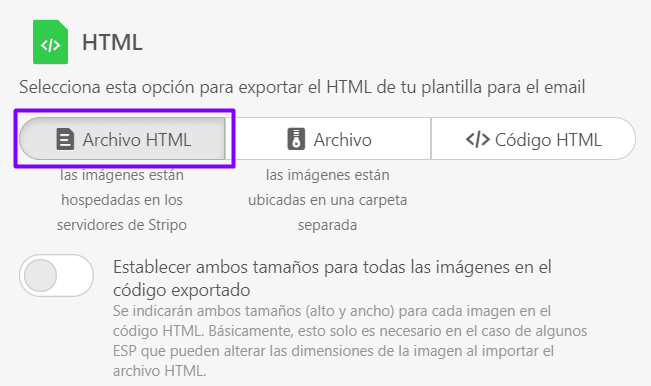 Descarga tu plantilla de correo electr&oacute;nico de Mailchimp como archivo HTML