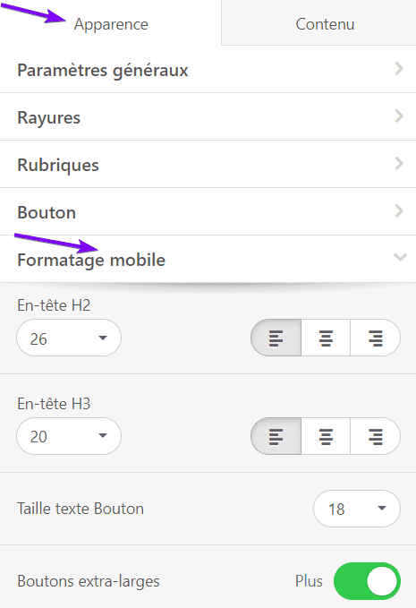 Stripo _ Comment cr&eacute;er des e-mails r&eacute;actifs aux mobiles avec les param&egrave;tres d'affichage mobile de Stripo