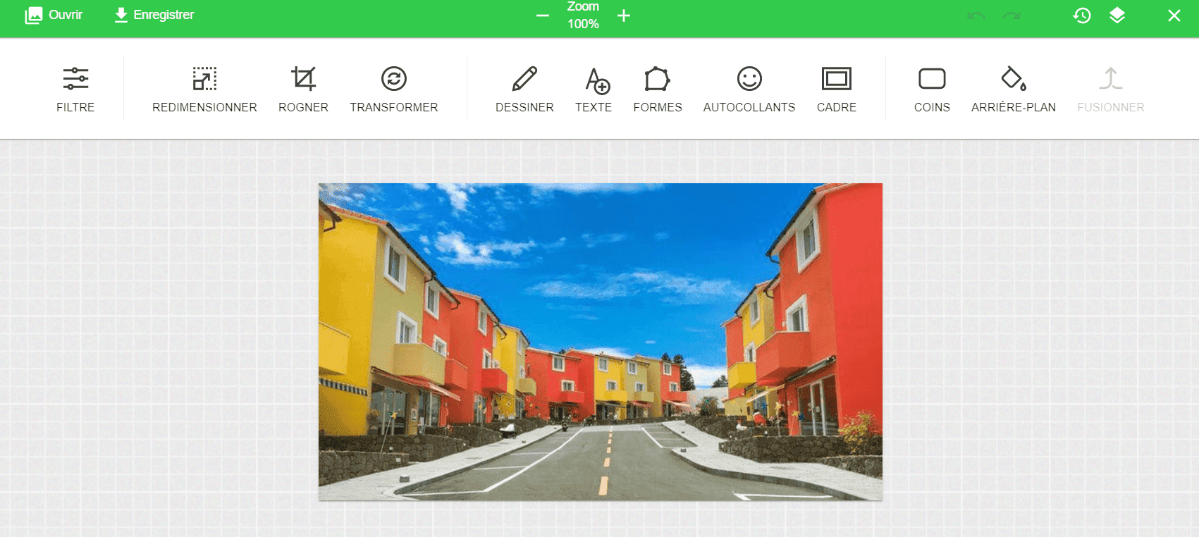 Modification des images dans l'&eacute;diteur