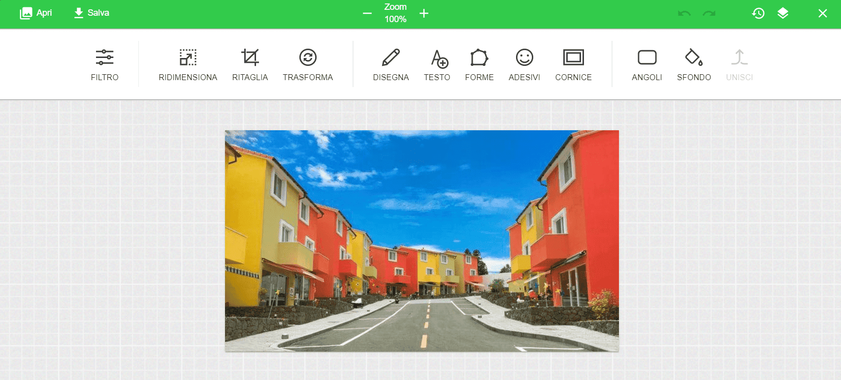 Modifica le Immagini nell'Editor