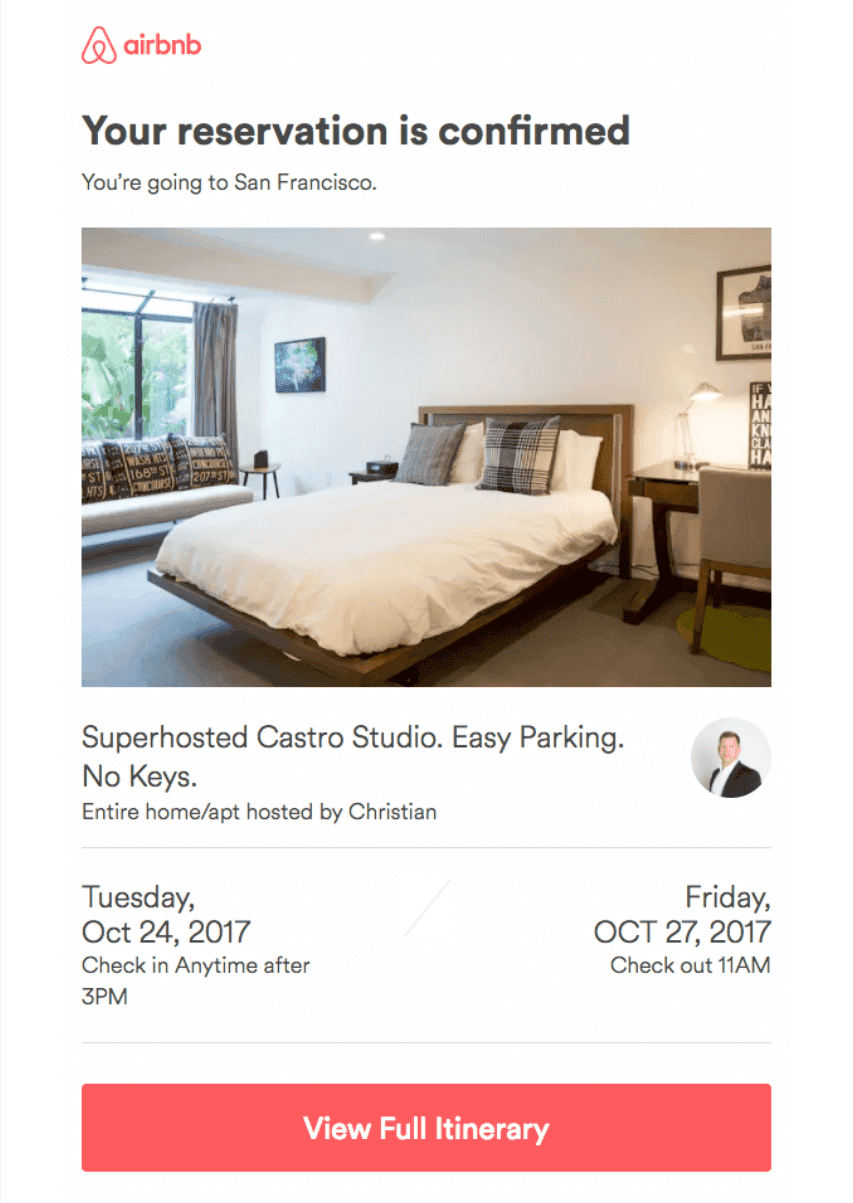 Confirmation email template html