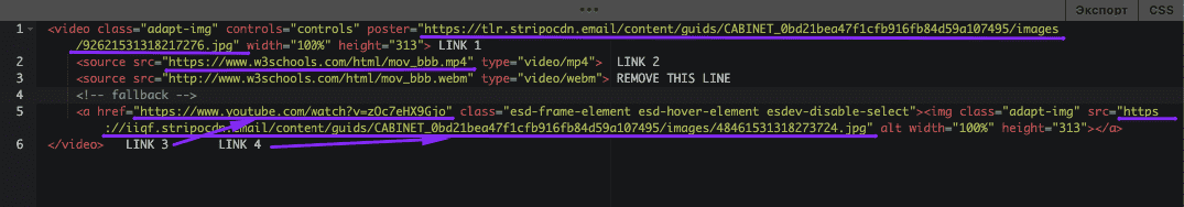 Replacing Links in Interactive Email Templates to Embed Videos in Emails Replacing Links in Interactive Email Templates to Embed Videos in Emails