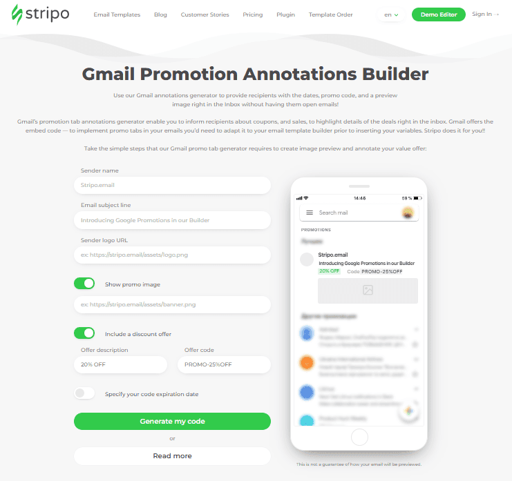 How to create Annotations for Promo Tabs in Gmail with Stripo How to create Annotations for Promo Tabs in Gmail with Stripo