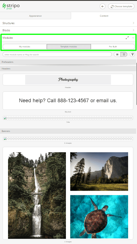 Stripo Content Modules Stripo Content Modules