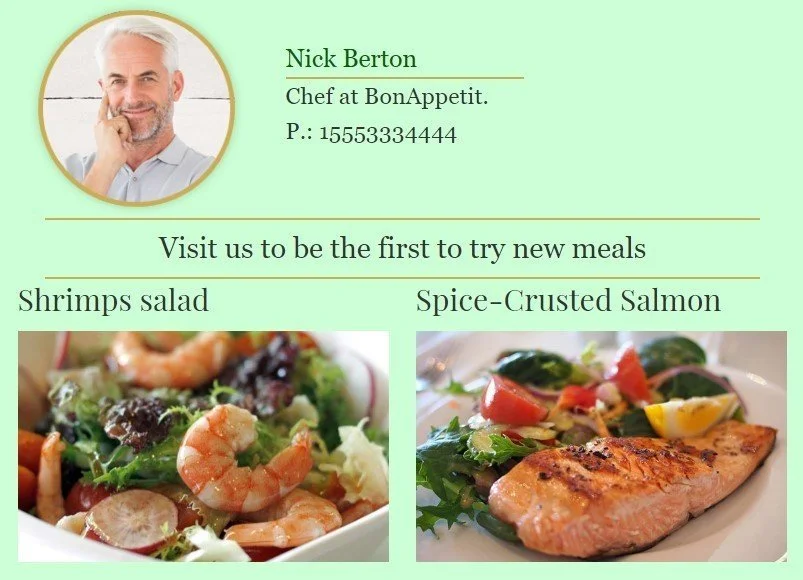 Безплатний підпис листів, створений за допомогою генератора підпису Stripo