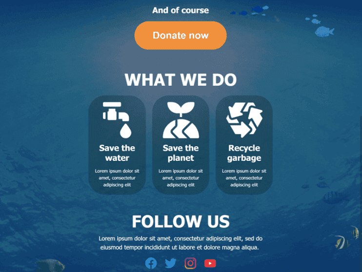 Helle Banner für gemeinnützige E-Mails Helle Banner für gemeinnützige E-Mails