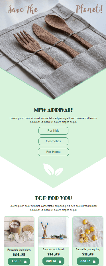 Earth Day Email Examples for Recycled Materials by Influential Brands Earth Day Email Examples for Recycled Materials by Influential Brands