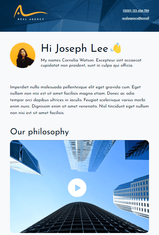 Шаблон листа для B2B для відділу продажів Шаблон листа для B2B для відділу продажів