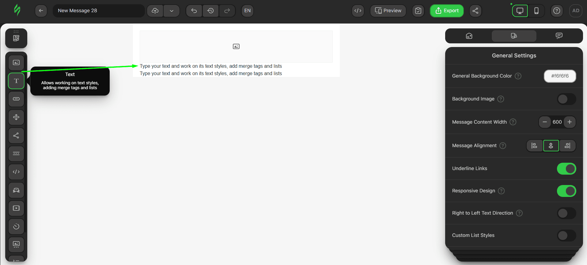 Adding Text blocks Adding Text blocks