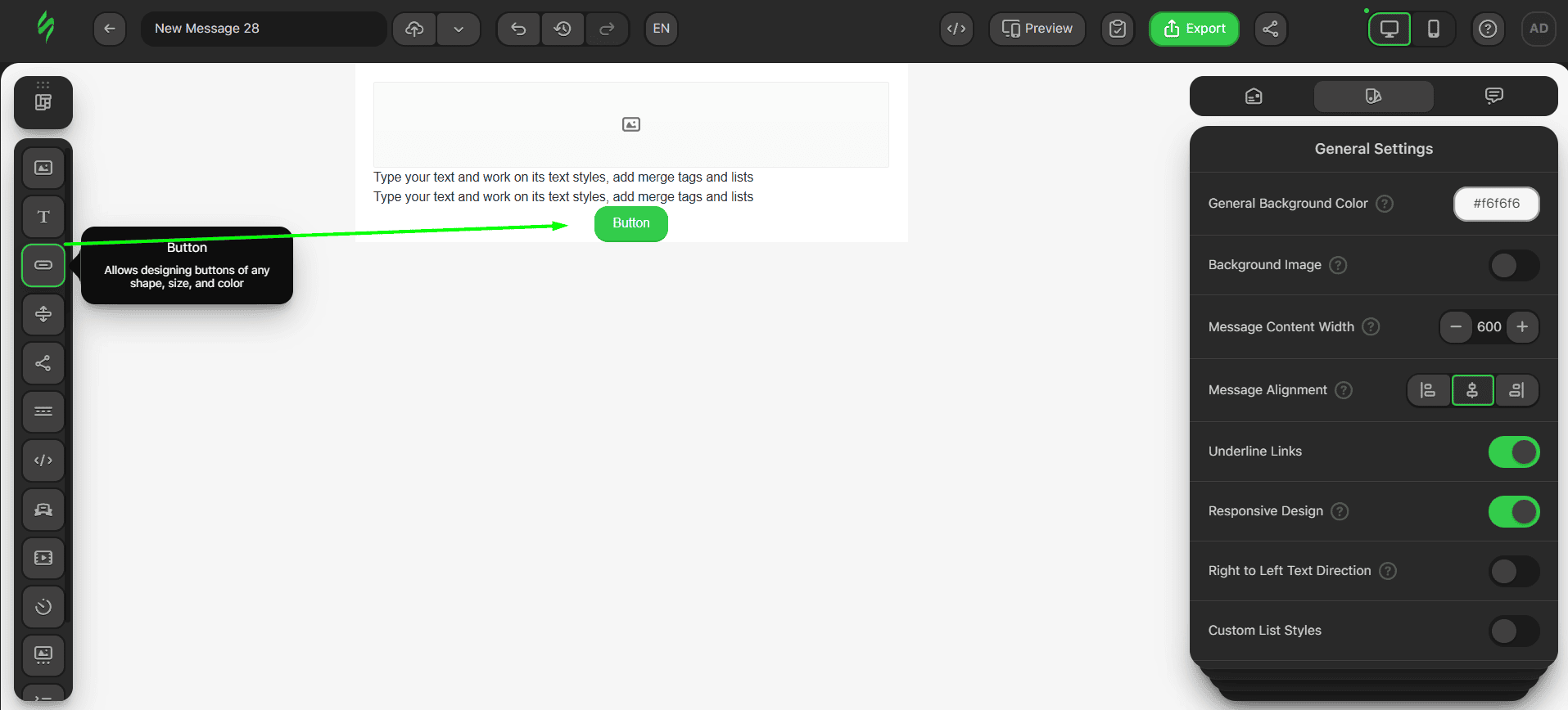 Adding Button block Adding Button block