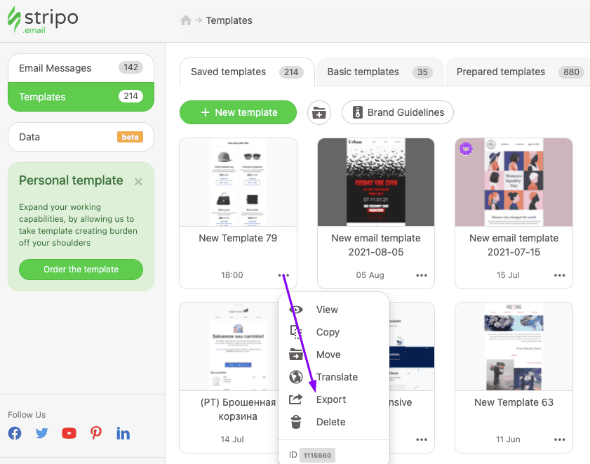 Bulk Export from Stripo to Mailchimp_V2 Bulk Export from Stripo to Mailchimp_V2