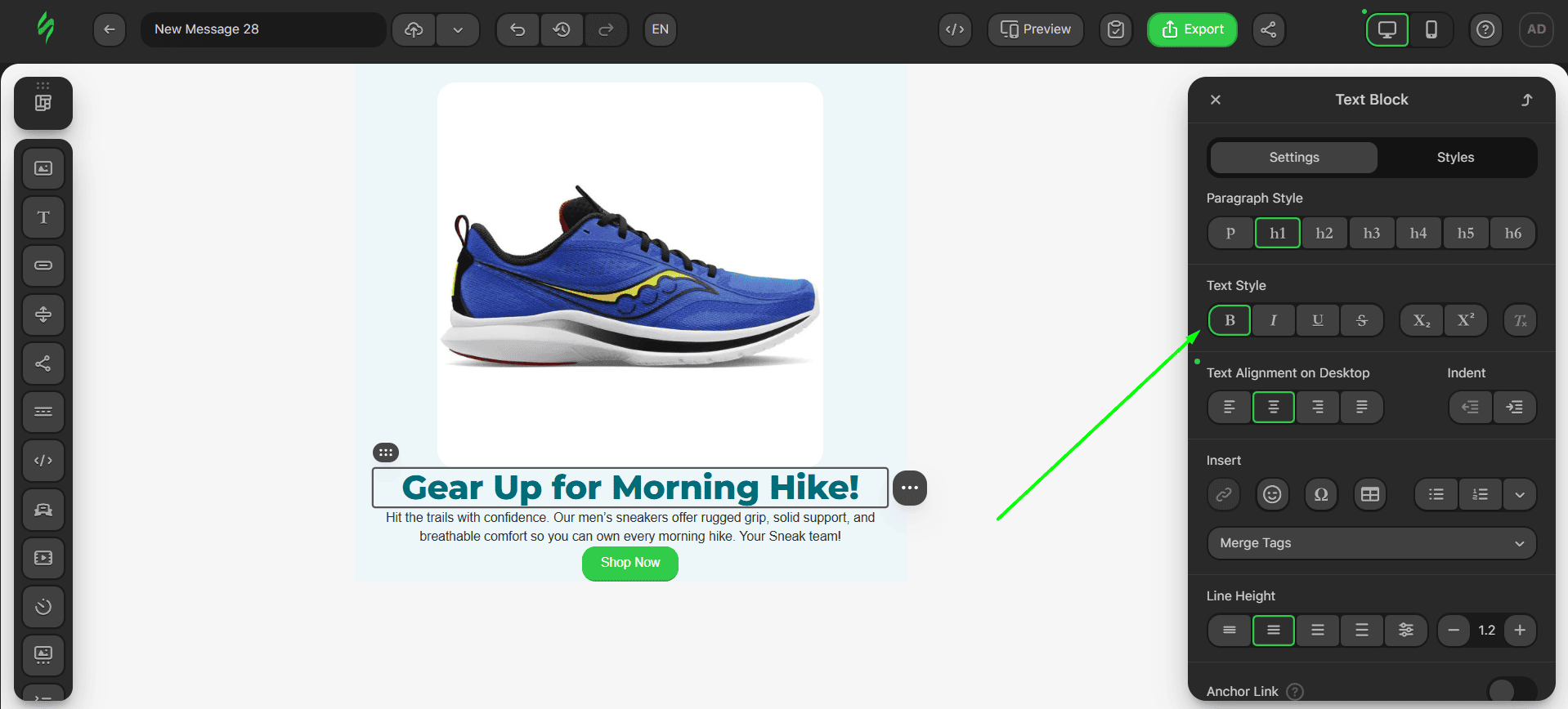 Making text bold Making text bold