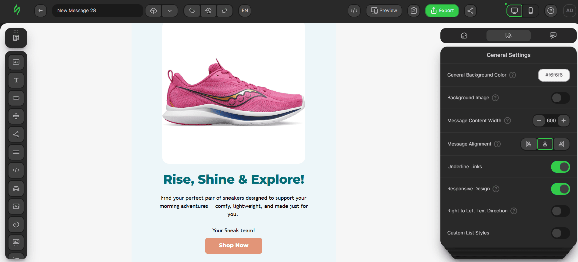 Prepared second version of the email part Prepared second version of the email part