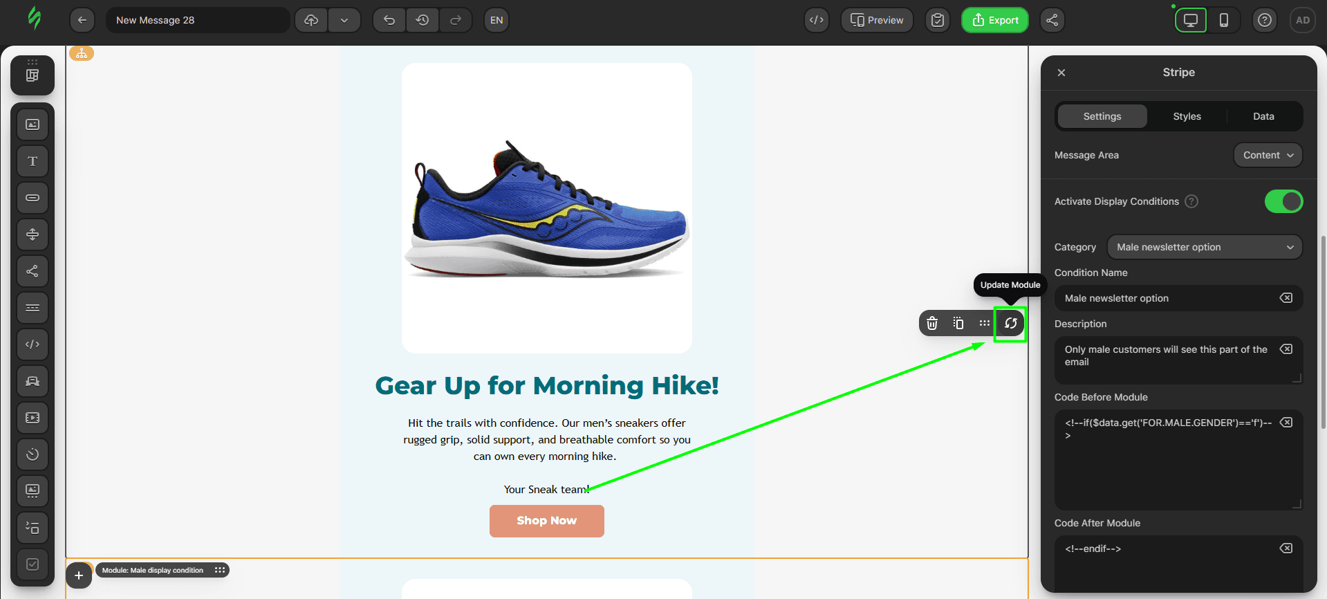 Updating module Updating module