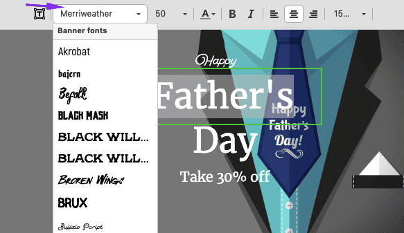 Building Banner with Stripo_Applying Banner Font to Copy Building Banner with Stripo_Applying Banner Font to Copy