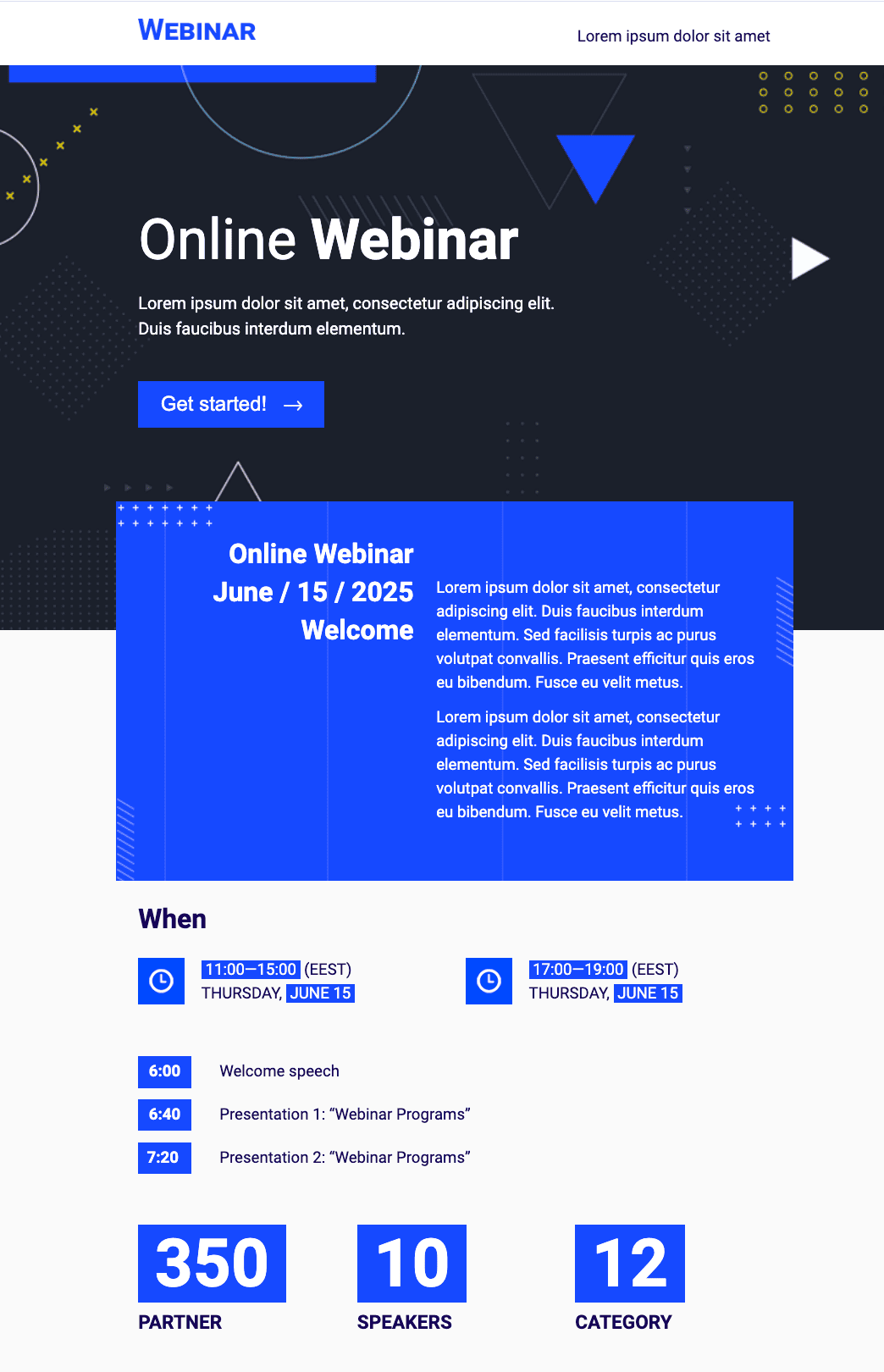 Exemple de modèle de webinaire _ Webinaire en ligne Exemple de modèle de webinaire _ Webinaire en ligne