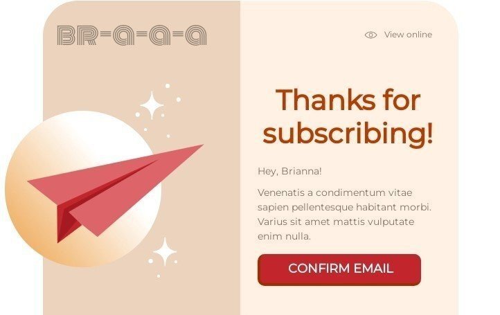 Example of a customer appreciation email with extraordinary design Example of a customer appreciation email with extraordinary design