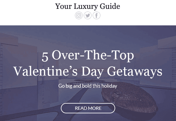 St Valentine's Day Email Marketing Ideas 