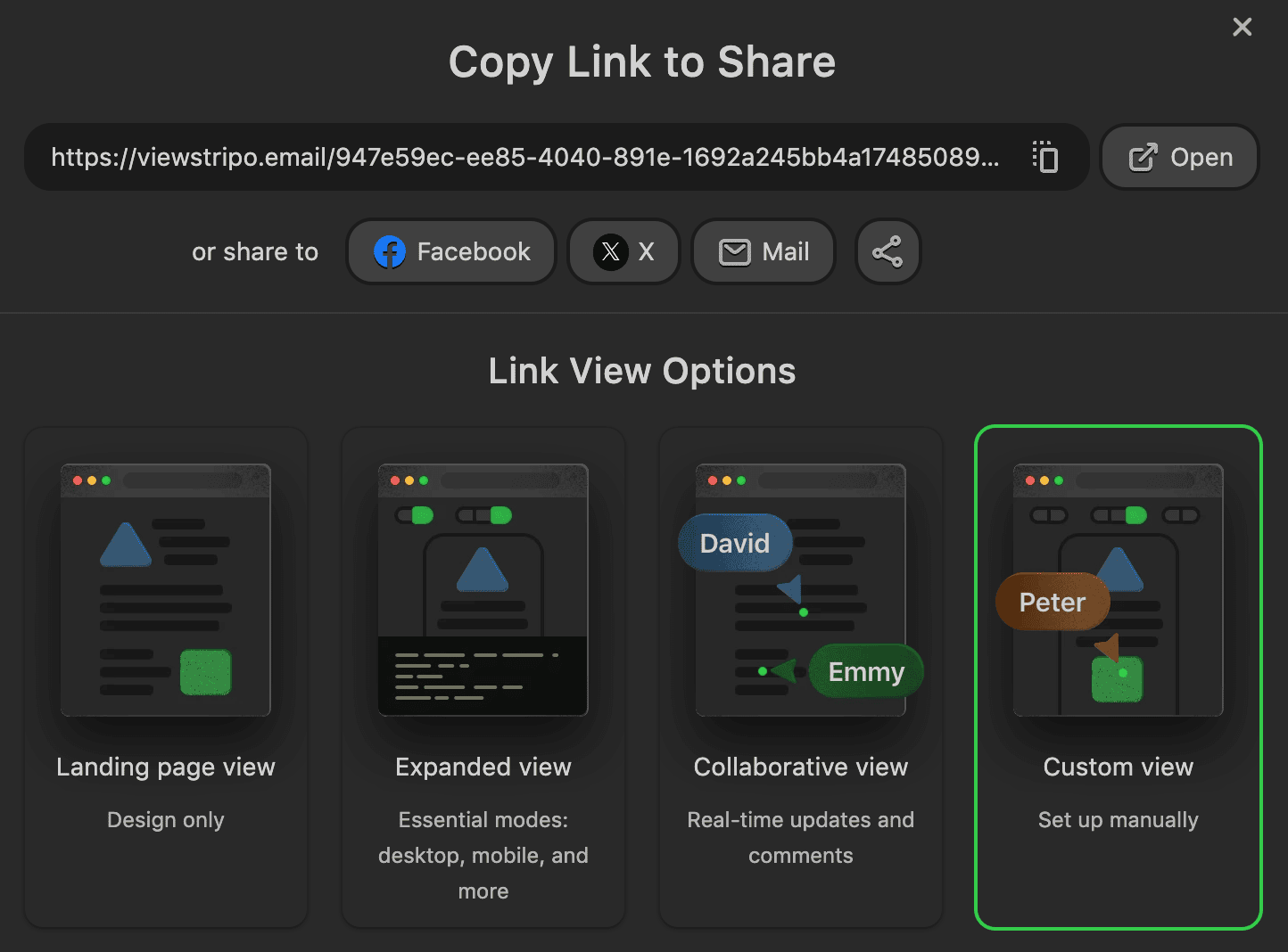 The Share feature improved The Share feature improved