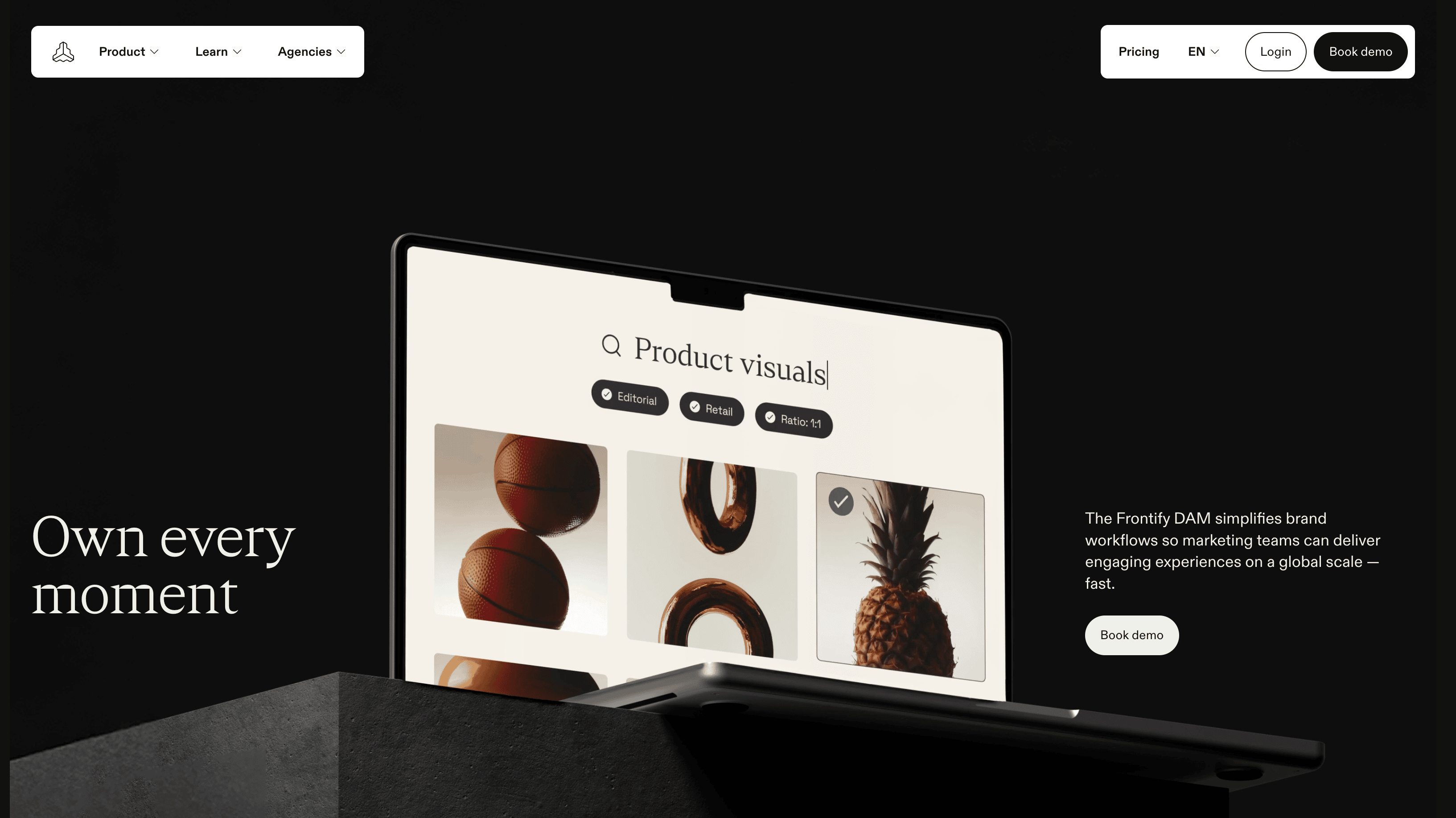 Example of a brand management platform Example of a brand management platform