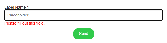 Робота опції «Обов'язкове поле» у формі