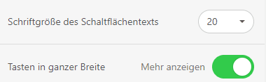 Standard-E-Mail-Breite f&uuml;r Schaltfl&auml;chen