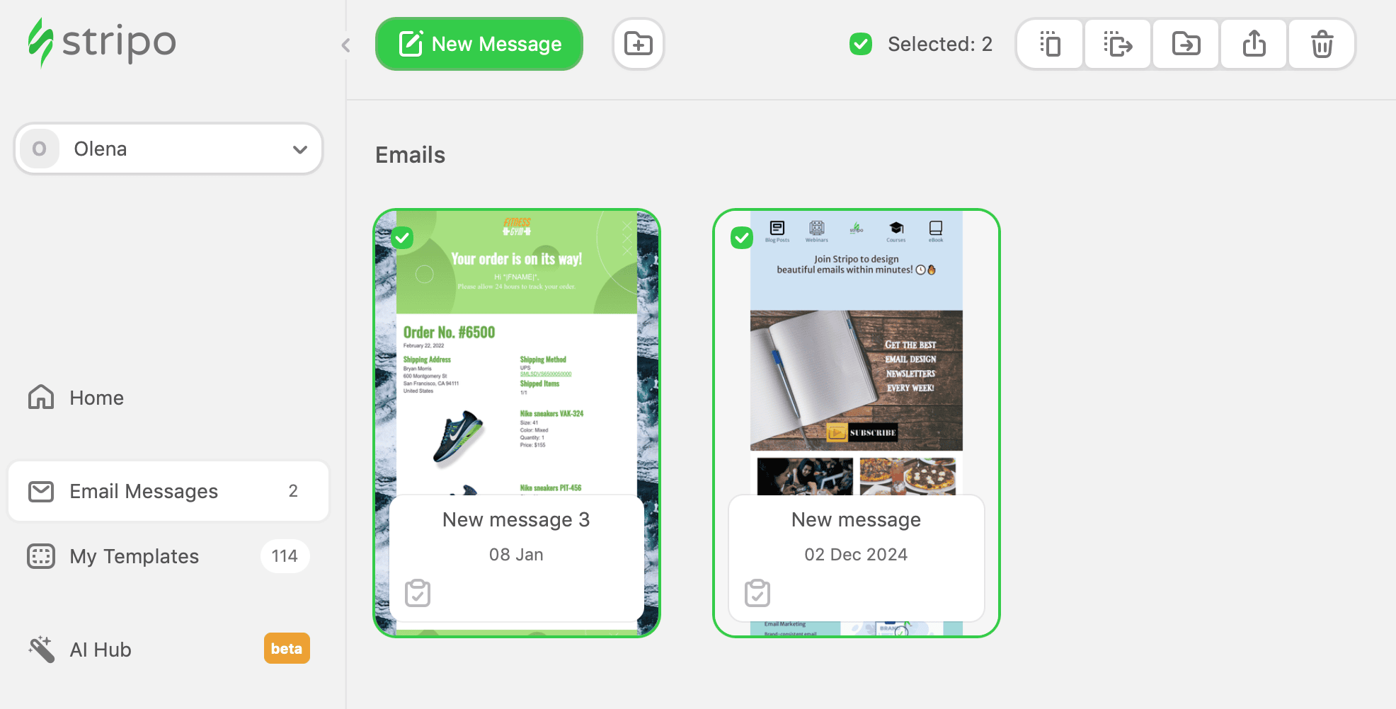 Bulk export for several Outlook email templates Bulk export for several Outlook email templates