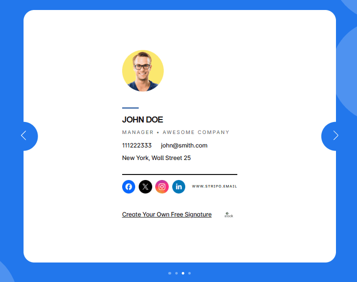 Email signature preview Email signature preview