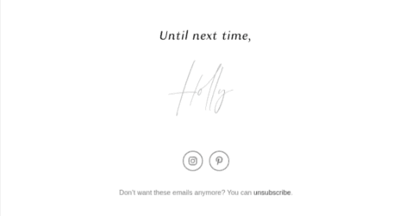 Signatures dans le marketing par email B2B Signatures dans le marketing par email B2B